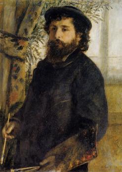 Pierre Auguste Renoir : Claude Monet Painting